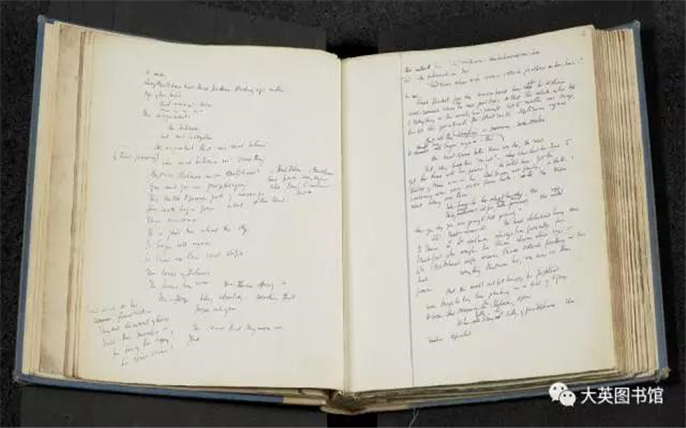 2▲ 弗吉尼亞·伍爾夫小說《達(dá)洛維夫人》的創(chuàng)作手稿，1924年。? The Society of Authors as the Literary Representative of the Estate of Virginia Woolf.png